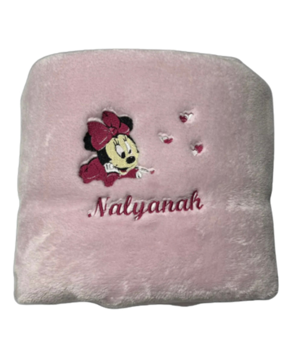 Couverture Minnie personnalisée